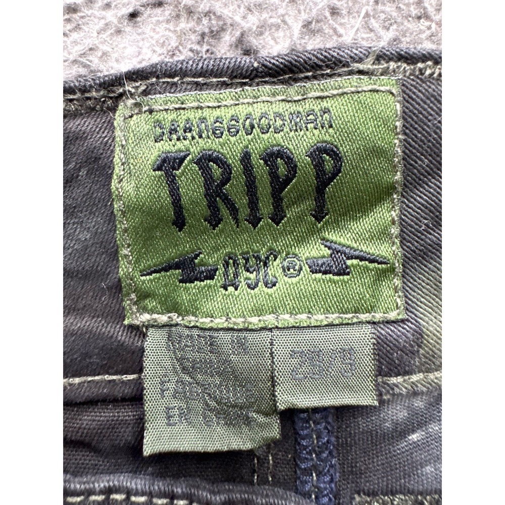 Daang Goodman Tripp‎ Nyc Distressed Camo Print Skinny Cargo Jeans Womens Size 29 - Picture 6 of 12